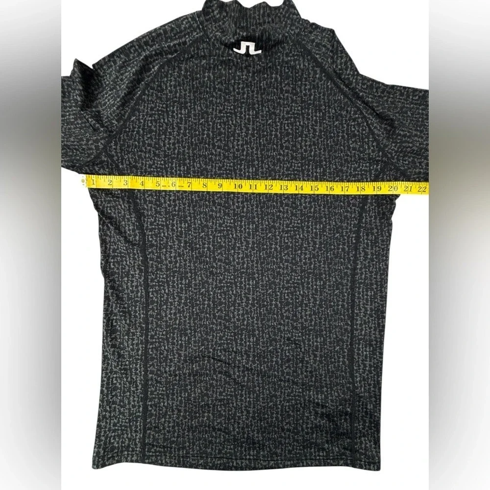 J. Lindberg | Aello Soft Compression mock neck |‎ Black Wave | Large